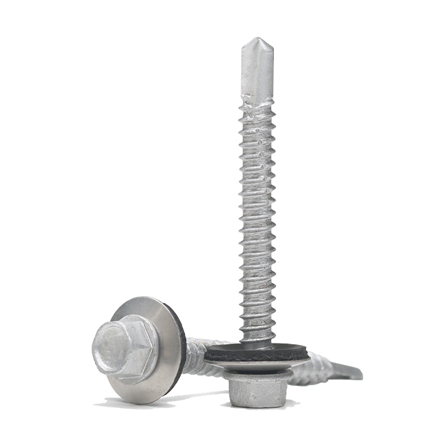 Albany County Fasteners #14 X 1″ Stainless Steel Roofing Screws With EPDM Washer – QTY 100